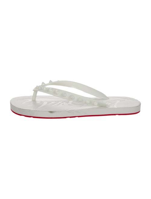 Christian Louboutin Rubber Flip Flops