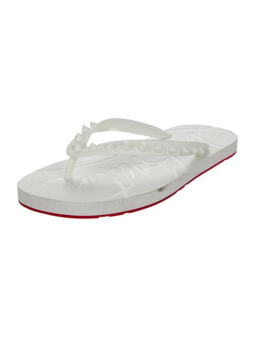 Christian Louboutin Rubber Flip Flops