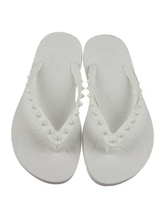 Christian Louboutin Rubber Flip Flops