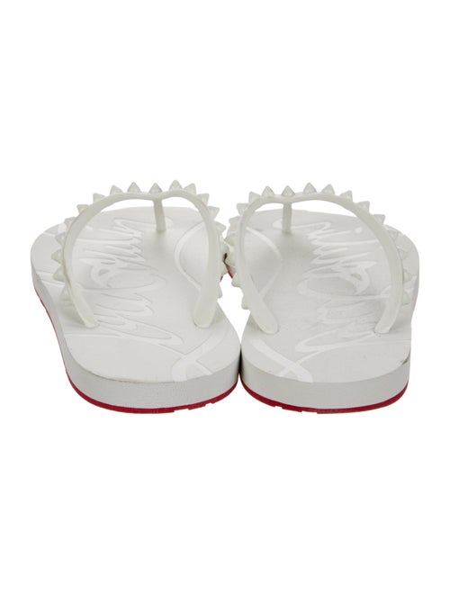 Christian Louboutin Rubber Flip Flops