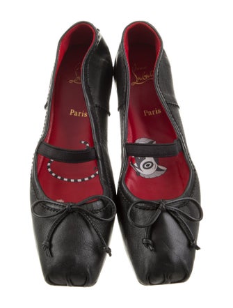 Christian Louboutin Girls' Leather Ballet Flats