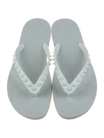 Christian Louboutin Studded Accents Flip Flops
