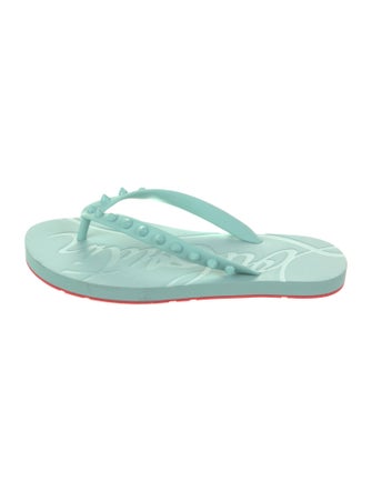 Christian Louboutin Rubber Flip Flops