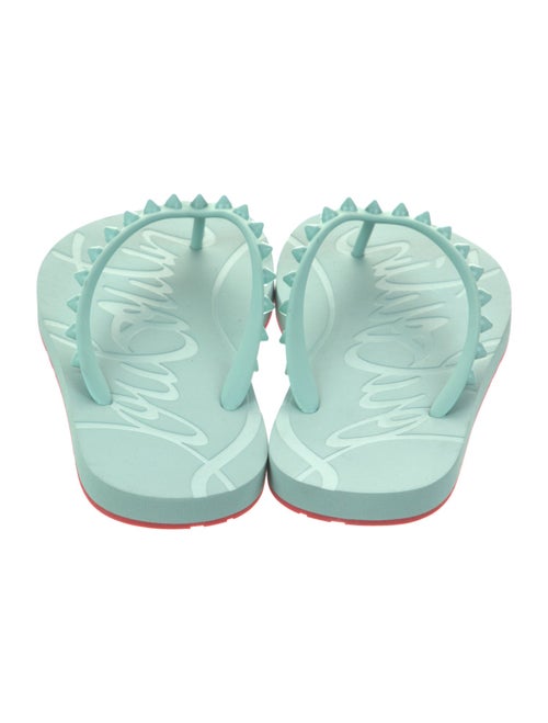 Christian Louboutin Rubber Flip Flops