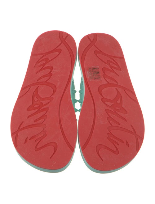Christian Louboutin Rubber Flip Flops