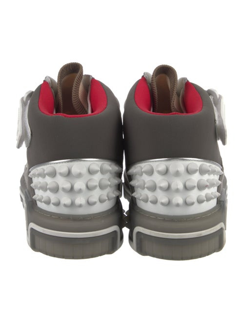 Christian Louboutin Spike Accents Leather Sneakers