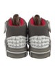 Christian Louboutin Spike Accents Leather Sneakers