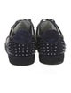 Christian Louboutin Spike Accents Suede Sneakers