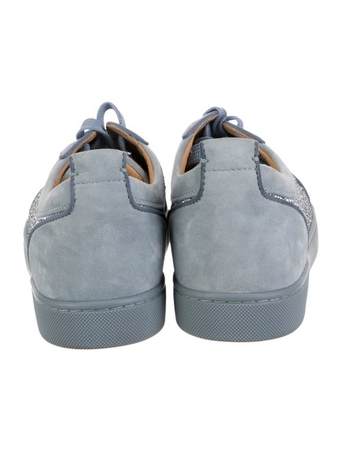 Christian Louboutin Suede Crystal Embellishments Sneakers