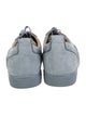 Christian Louboutin Suede Crystal Embellishments Sneakers