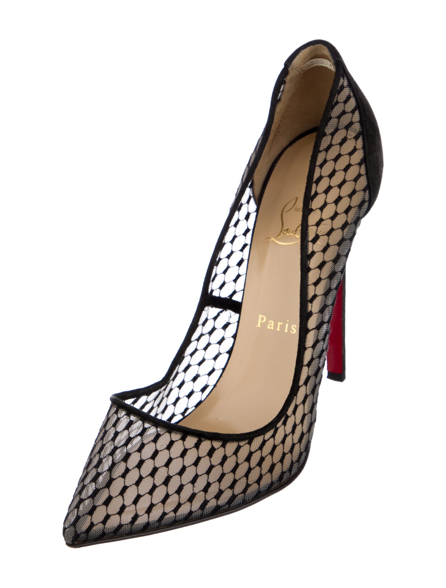 Christian Louboutin Mesh Patterned Pumps