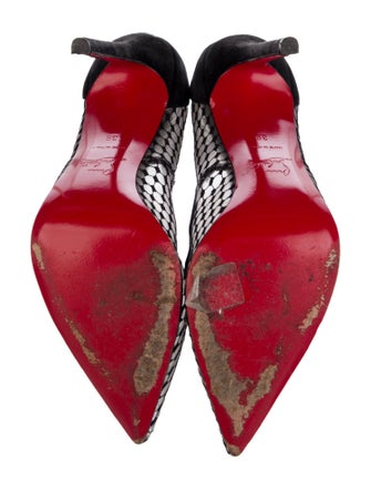 Christian Louboutin Mesh Patterned Pumps