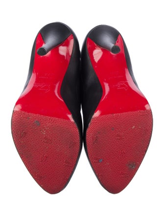 Christian Louboutin Leather Lace-Up Boots