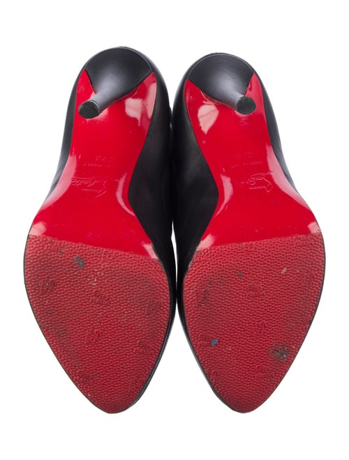 Christian Louboutin Leather Lace-Up Boots