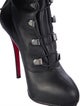 Christian Louboutin Leather Lace-Up Boots