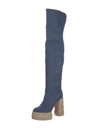 Christian Louboutin Denim Boots