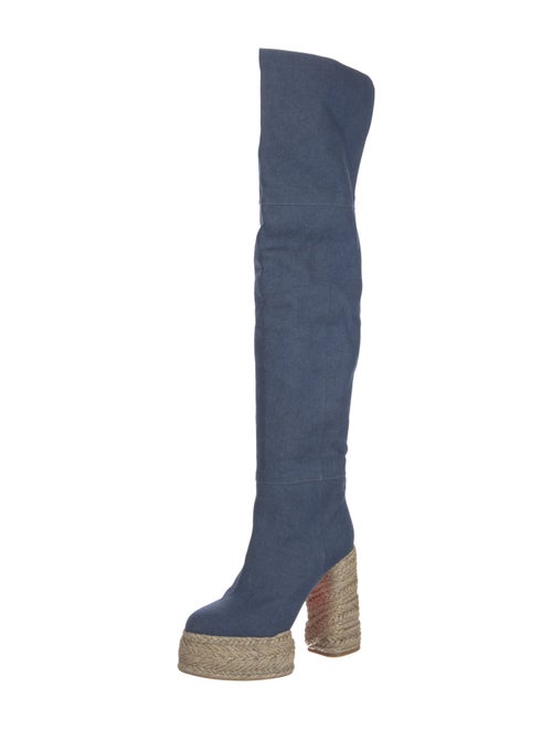 Christian Louboutin Denim Boots
