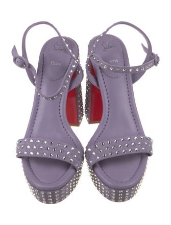 Christian Louboutin Velvet Sandals