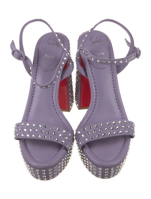 Christian Louboutin Velvet Sandals