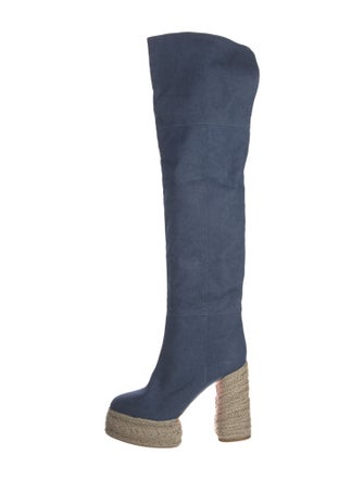 Christian Louboutin Denim Boots