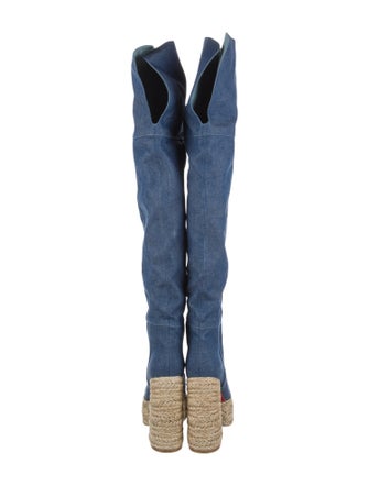 Christian Louboutin Denim Boots