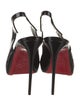 Christian Louboutin Patent Leather Slingback Pumps