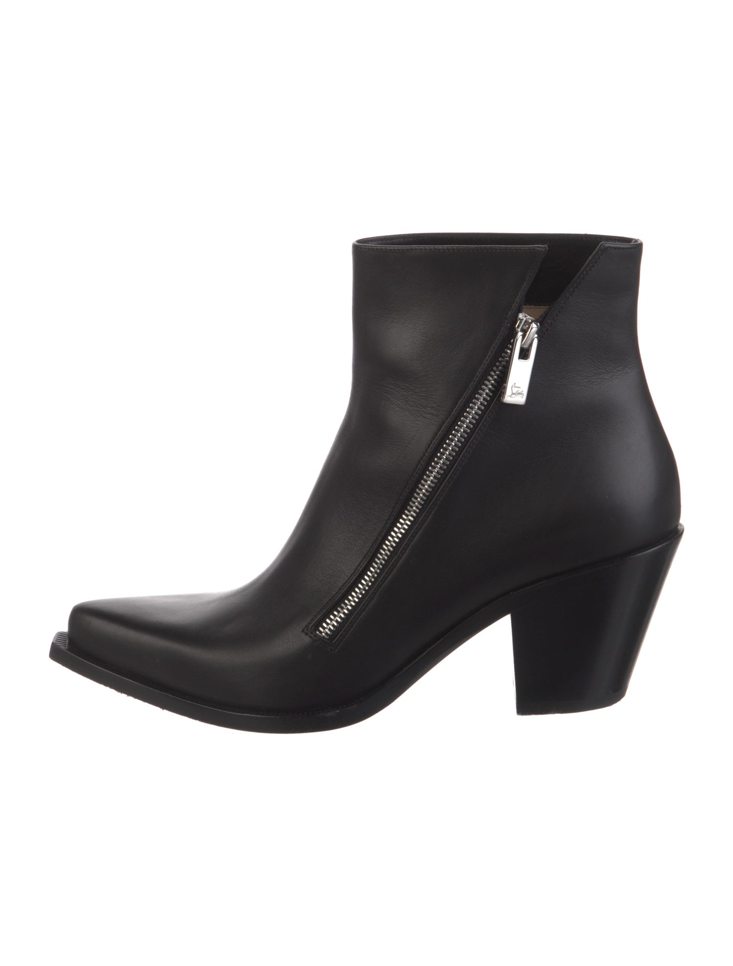 Christian Louboutin Santiazip 65 Leather Boots