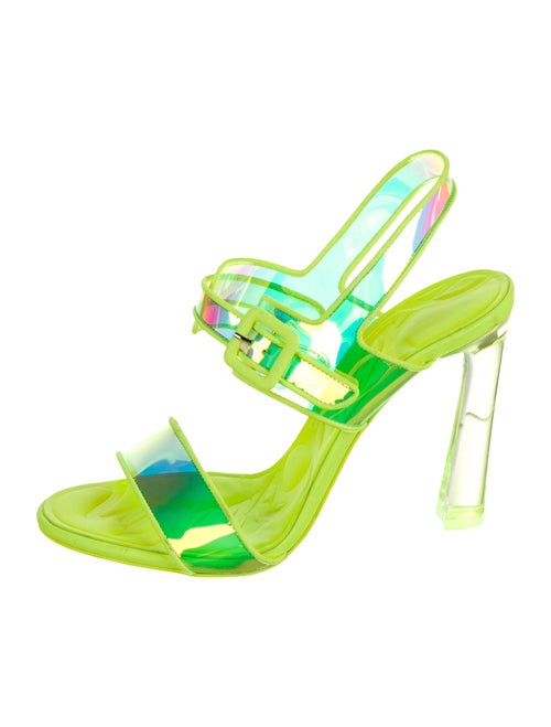 Christian Louboutin PVC Slingback Sandals