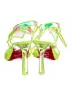 Christian Louboutin PVC Slingback Sandals