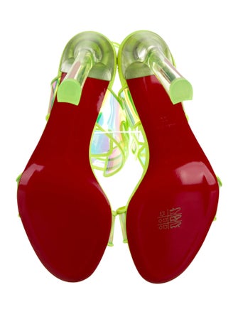 Christian Louboutin PVC Slingback Sandals