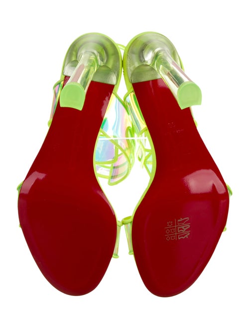 Christian Louboutin PVC Slingback Sandals