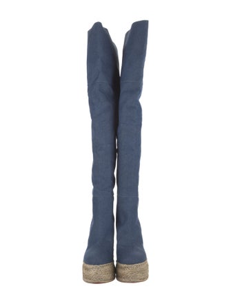Christian Louboutin Denim Boots