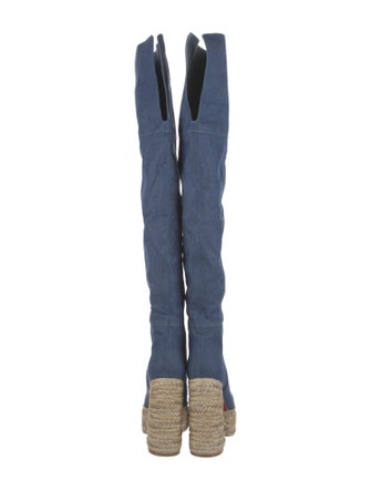 Christian Louboutin Denim Boots