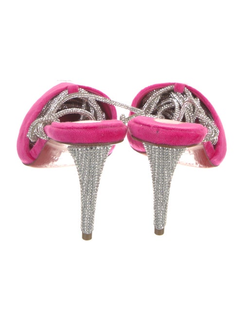 Christian Louboutin Velvet Printed Slingback Pumps