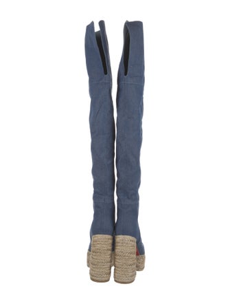Christian Louboutin Denim Boots