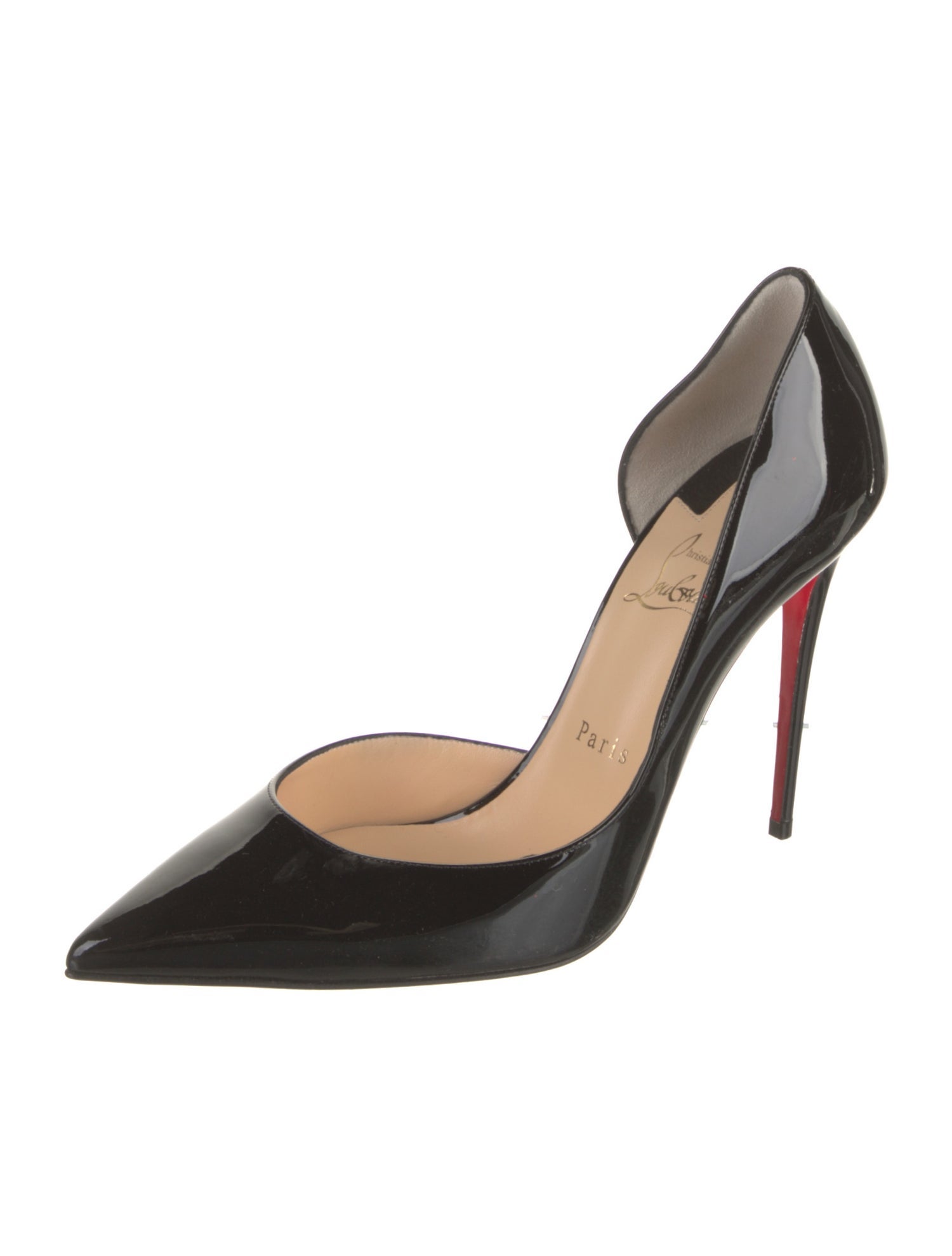 Christian Louboutin Iriza Patent Leather D'Orsay Pumps