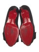 Christian Louboutin Suede Bow Accents Pumps