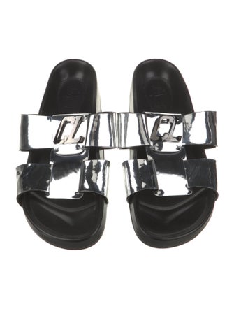 Christian Louboutin Leather Slides