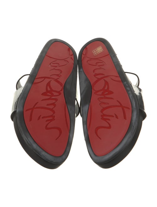 Christian Louboutin Leather Slides