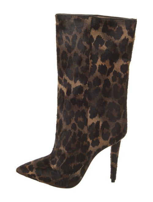 Christian Louboutin Ponyhair Animal Print Boots