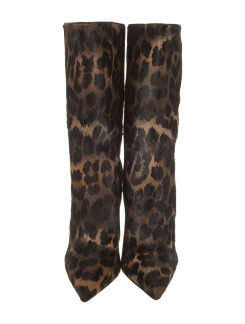 Christian Louboutin Ponyhair Animal Print Boots