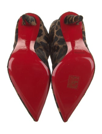 Christian Louboutin Ponyhair Animal Print Boots