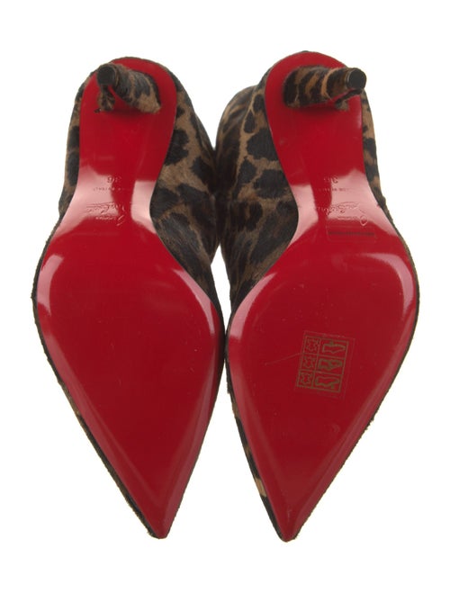 Christian Louboutin Ponyhair Animal Print Boots