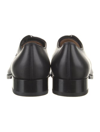 Christian Louboutin Leather Studded Accents Oxfords