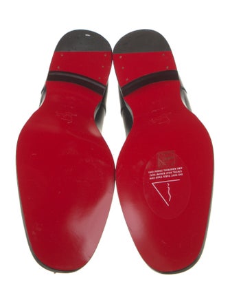 Christian Louboutin Leather Studded Accents Oxfords