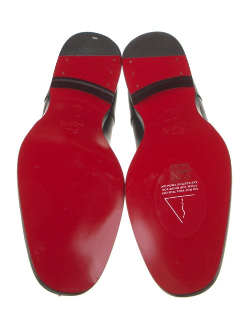 Christian Louboutin Leather Studded Accents Oxfords