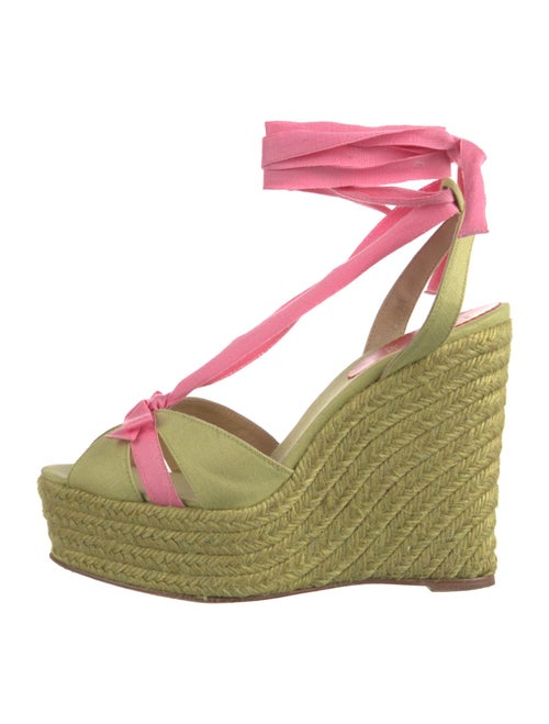 Christian Louboutin Isabelle Canvas Slingback Pumps