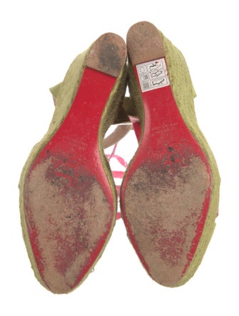 Christian Louboutin Isabelle Canvas Slingback Pumps