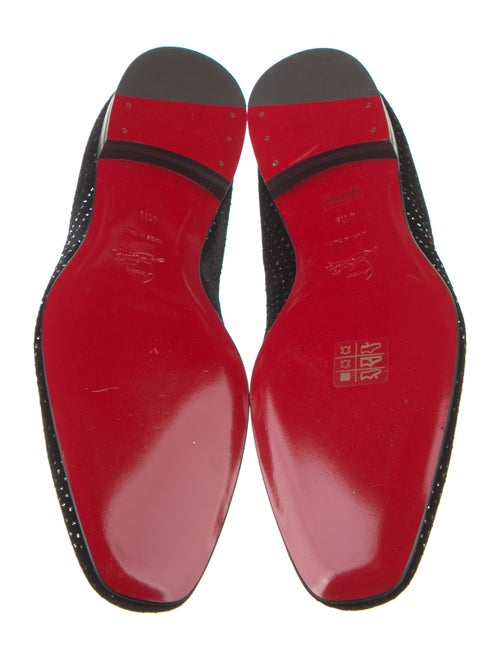 Christian Louboutin Velvet Slippers