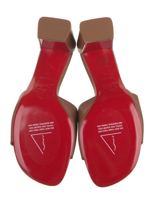 Christian Louboutin Leather Slides